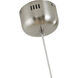 Canada LED 18 inch Chrome Pendant Ceiling Light